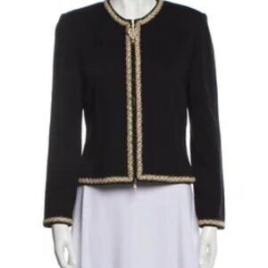 St. John Evening Jacket/Cardigan Black and Gold